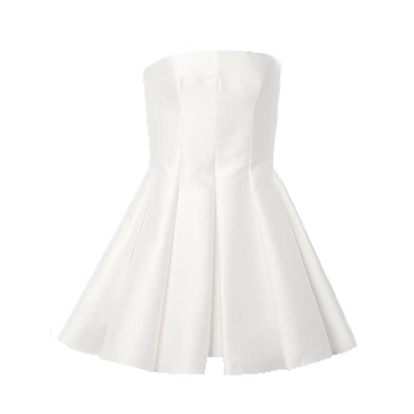 The Label HUEMA Fold Hem Mini Tube Evening Dress Gown - Picture 3 of 5